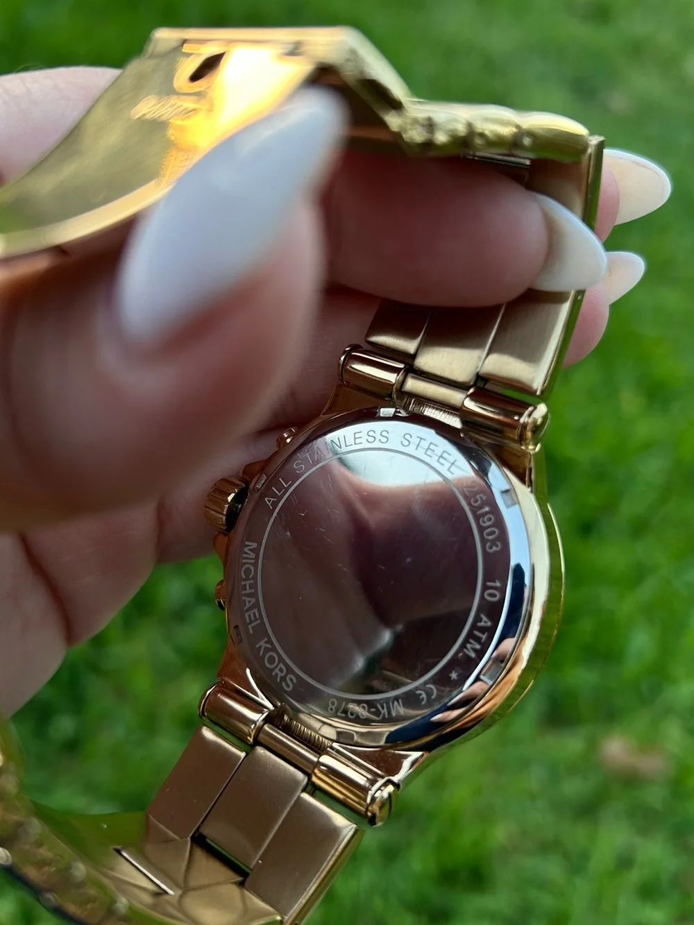 Michael Kors MK8278 Gold Chronograph Watch